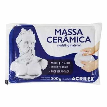 Imagem de Massa Cerâmica Acrilex 500g
