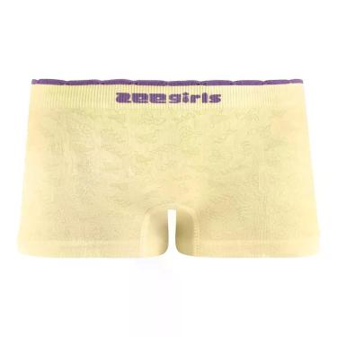 Imagem de Calcinha Boxer Infantil sem Costura Love Amarelo - Zee Rucci, P