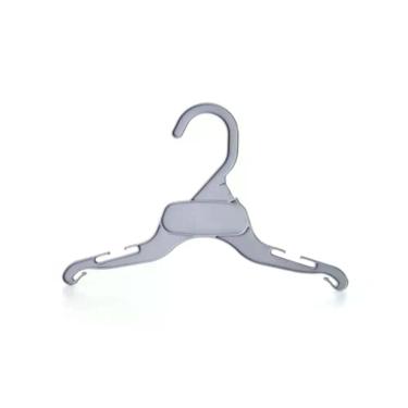 Imagem de Cabide Blusa Bebê 25,4 cm - 1019 - IOPLAST, Prata, 250 peças