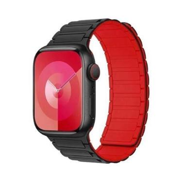 Imagem de Pulseira Magnética De Silicone De 46mm 42mm 40mm 41mm 45mm 44mm 49mm P