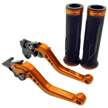 Imagem de Kit Manete E Manopla Esportivo Spider Stark Honda Xlx350 - Stark Race,
