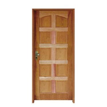 Imagem de Kit Porta de Madeira Topázio 82 x 2.10  Batente 11 CMFech Externa Lado