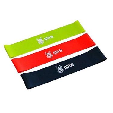 Imagem de Odin Fit Kit de Bandas de Resistência Mini Bands Elástico Intensidade Leve, Média, Forte - Treino