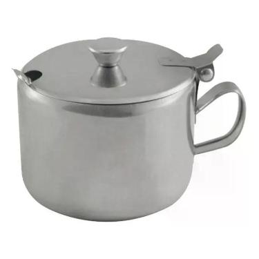 Imagem de Açucareiro com pá inox 270G - WESTERN - Kit com 2 unidades