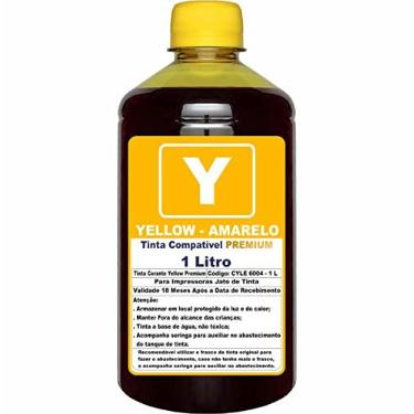 Imagem de AUTHENTIC INK 1 Litro Tinta Amarela Premium Para Impressoras Epson Ecotank L3250 L3150 L3210 L3110 L5190 - Colorido - Tinta para Impressora