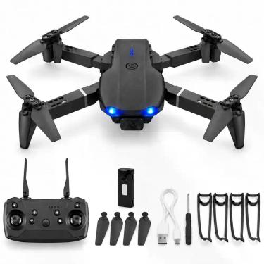 Imagem de Drone MW E88 Profissional Câmera 4K Estável Modo sem cabeça Wifi Ideal