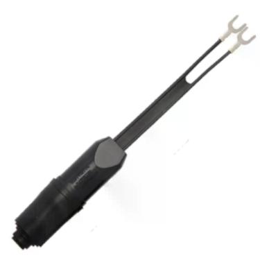 Imagem de Balum para Fio Coaxial Brasfort 8668 para Sistemas UHF VHF FM e CFTV Conversão de 75 Ohms para 300 Ohms Preta