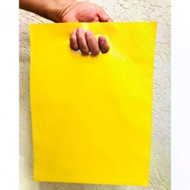 Imagem de Sacola Plástica 30x40 Alça Boca de Palhaço para Transporte de Produtos Transparente Higipack