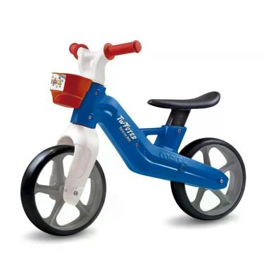 Imagem de Bicicleta Infantil sem Pedal Azul com Ajuste de Altura e Porta Objetos Removível