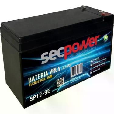 Imagem de Bateria Selada 12v 9ah Sp12-9e Secpower