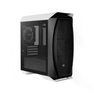 Imagem de Gabinete Gamer Mini Tower Aero One Mini com Painel Frontal em Malha e Lateral em Vidro Temperado Branco Aerocool