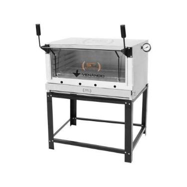 Imagem de Forno Refratário Lastro Gás Industrial Roma Inox Firi90 - Venâncio