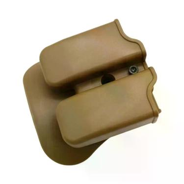 Imagem de Bolsa Tática Universal Para Dois Carregadores De 9mm Com Clipe De Cint