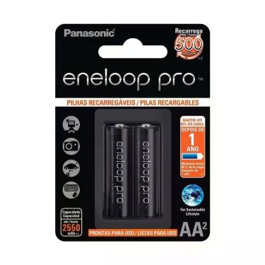 Imagem de Pilha Recarregável Eneloop Pro Aa2 Panasonic C-2 Unid - Pç - 2