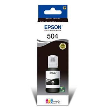 Imagem de Garrafa de Tinta Original Epson EcoTank T504 Preto - T504122