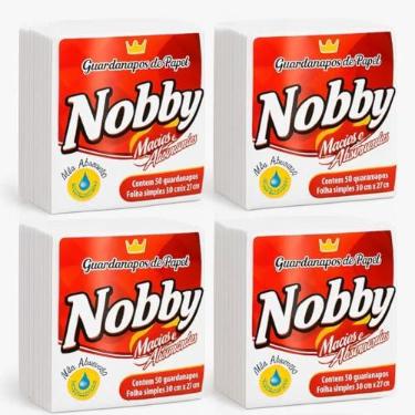 Imagem de Guardanapo de Papel Nobby Pequeno 200 Folhas Macio Higiênico e Absorvente