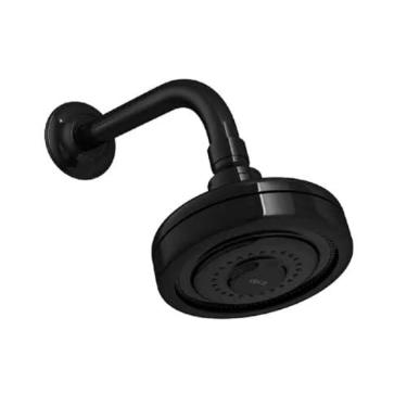 Imagem de Chuveiro com tubo de parede AcquaPlus, Black Noir, Deca, 1990.BL.STD.NO