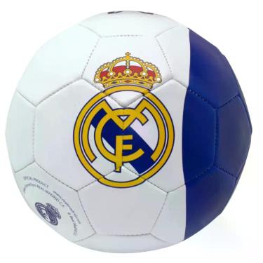 Imagem de Bola Futebol Maccabi Real Madrid CF Tamanho 5 Cor:Azul+BrancoTamanho:Ú