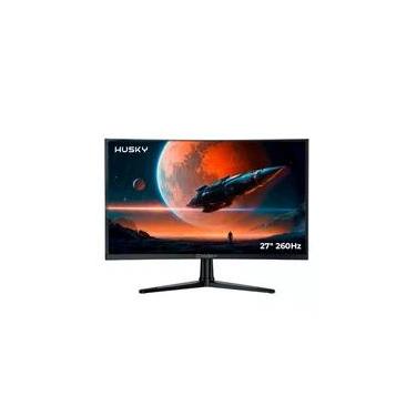 Imagem de Monitor Gamer Curvo Husky Boreal 27", FHD, 260Hz, 1ms, Adaptive Sync, VA, DisplayPort e HDMI, HDR - HMG00627PT