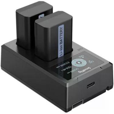 Imagem de Carregador Smallrig Duplo Np-fw50 Com 2 Baterias (3818)