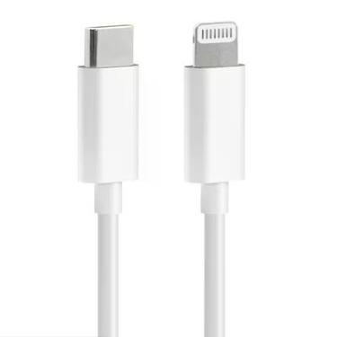 Imagem de Cabo Lightning Iphone 11 12 E 13, 20w, Turbo, Para Usb-c, 1m, Branco
