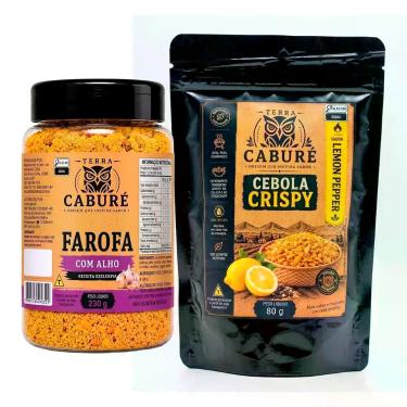 Imagem de Kit Acompanhamentos para Churrasco Farofa de Alho e Cebola Crispy com 