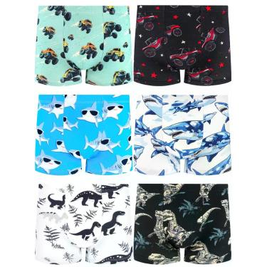 Imagem de Cueca Boxer BliBliTaTa Meninos 4T Algodão Sem Etiqueta