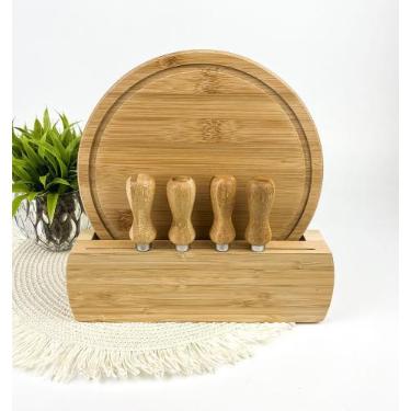 Imagem de Kit Queijo Redondo com Base 6 Peças - Welf