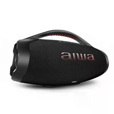 Imagem de Caixa de Som Portatil Boombox AIWA AWS-BBS-01B, Bluetooth, 200W RMS, 30hs De Bateria, Preto