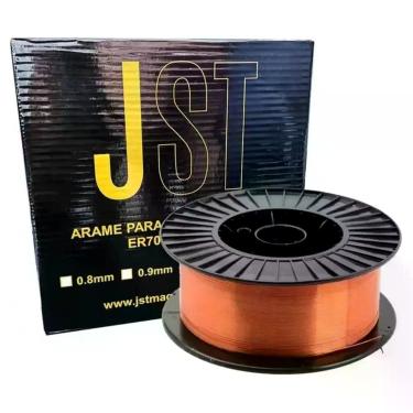 Imagem de Arame Para Solda MIG MAG ER70S-6 1,2mm Rolo 15kg Cobreado Aço Carbono 