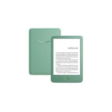 Imagem de Kindle Amazon Modelo 2024 6", 16GB, Tela Antirreflexo, Luz frontal Ajustável, Bateria de longa duração, Verde - B0CP31QS6R