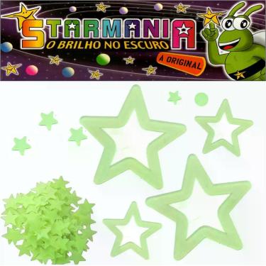 Imagem de Kit Estrela Vazada brilha escuro Fluorescente 106u Starmania