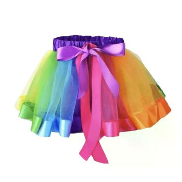 Imagem de Saia Tule Color infantil 30cm - Dv
