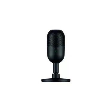 Imagem de Microfone Razer Seiren V3 Mini, Condensador, Sensor Tap-to-Mute, Ultra Compacto, USB, Preto - RZ19-05050100
