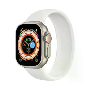 Imagem de Pulseira De Silicone Elástica Solo Loop Para Apple Watch 44mm 40mm 45m