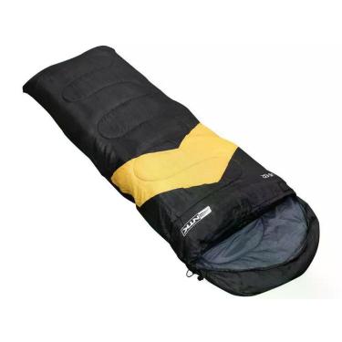 Imagem de Saco de Dormir Solteiro Envelope Térmico - Nautika Viper, Preto e Lara