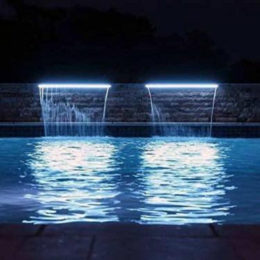 Imagem de Refletor Linear 40cm para Iluminação de Led RGB para Cascata de Piscina