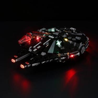 Imagem de GEAMENT LED Light Kit Compatible with Lego The Dark Falcon Building Blocks Model - Lighting Set for 75389 (Model Set Not Included)