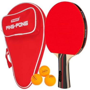 Imagem de Raquete de Ping Pong Tênis de Mesa Profissional com Bolsa para Transporte