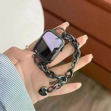 Imagem de Pulseira De Luxo Feminina Para Apple Watch Ultra 46mm 9 8 7 42mm 45mm 
