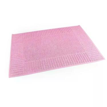 Imagem de Toalha De Piso Slim Gramatura 600g/m² Base Reforçada 01 Peça 100% Algodão - Rosa Vintage