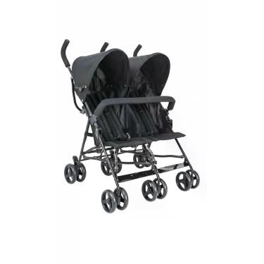 Imagem de Carrinho Gêmeos Passeio 6 Meses Reclinável Preto - Congratulations Sto