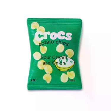 Imagem de Jibbitz Pacote de Batata Chips Verde UNICO - CROCS, Unico, Un
