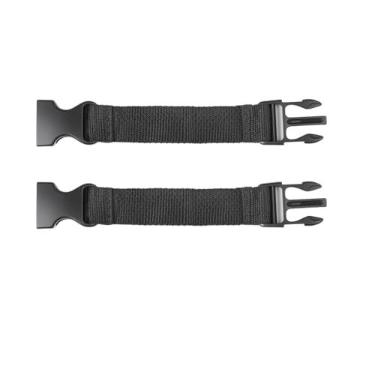 Imagem de AiRunTech Cinto extensor ajustável para pochete à prova d'água (pacote com 2), preto, M, Preto/branco, M