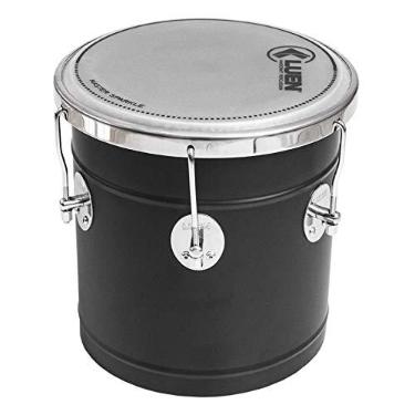 Imagem de Repique De Mao - Serie Colorsteel Preto Fosco 30X11" 6 Afin Ferragem Cromada Pele Master Sparkle