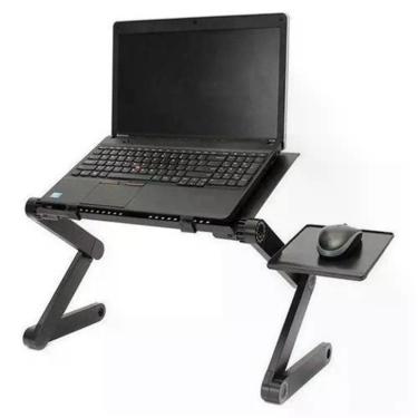 Imagem de Mesa Notebook Multifuncional Alumínio Com Cooler Zz