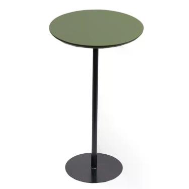 Imagem de Mesa Lateral 30cm (52cm Altura) Verde Acetinado