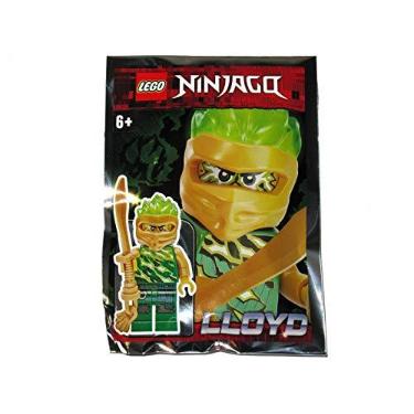 Imagem de Lego Ninjago Lloyd FS Spinjitzu Slam Minifigure Foil Pack # 5 with Pearl Gold Sword - New for 2020