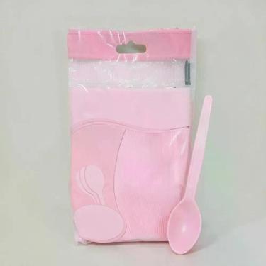 Imagem de Colher Sobremesa 12,5cm Rosa Bebê 1000 Un (Caixa Fechada) - Sem marca