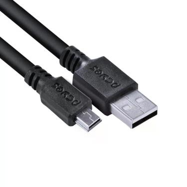 Imagem de Cabo Usb A 2.0 Macho P Mini Usb B Macho 28 Puro Cobre 3 Mts - Pcyes